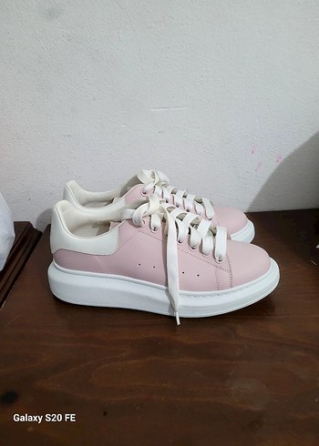 Pembe Platform Topuklu Kadın Spor Ayakkabı - Görsel 2