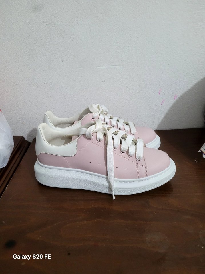 Pembe Platform Topuklu Kadın Spor Ayakkabı - Görsel 2