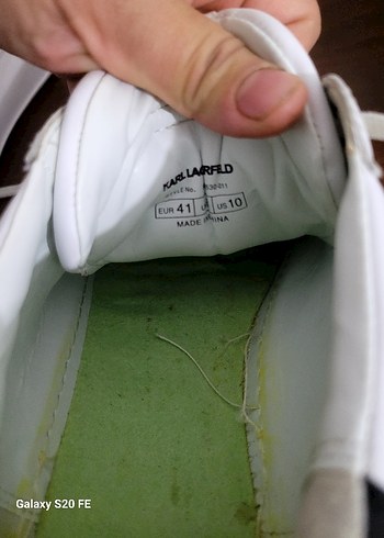 Beyaz Platform Topuklu Kadın Spor Ayakkabı - Görsel 7