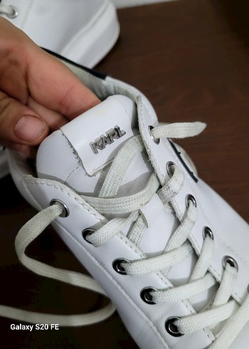 Beyaz Platform Topuklu Kadın Spor Ayakkabı - Görsel 8