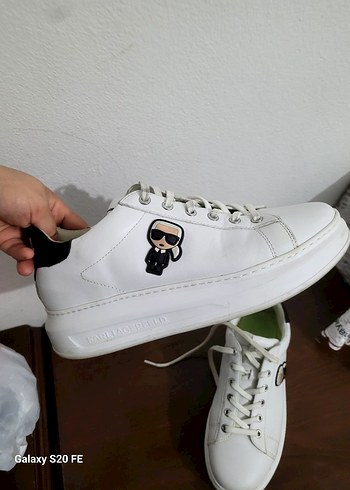 Beyaz Platform Topuklu Kadın Spor Ayakkabı - Görsel 10