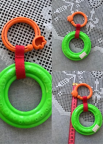 Renkli Diş Kaşıyıcı ve Çıngırak Seti - Görsel 4