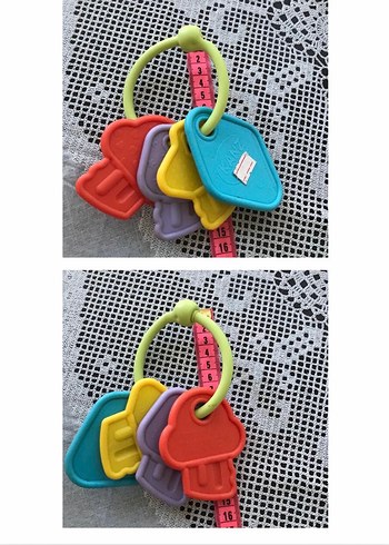 Renkli Diş Kaşıyıcı ve Çıngırak Seti - Görsel 6