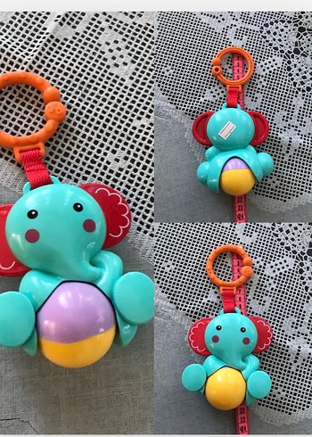 Renkli Diş Kaşıyıcı ve Çıngırak Seti - Görsel 2