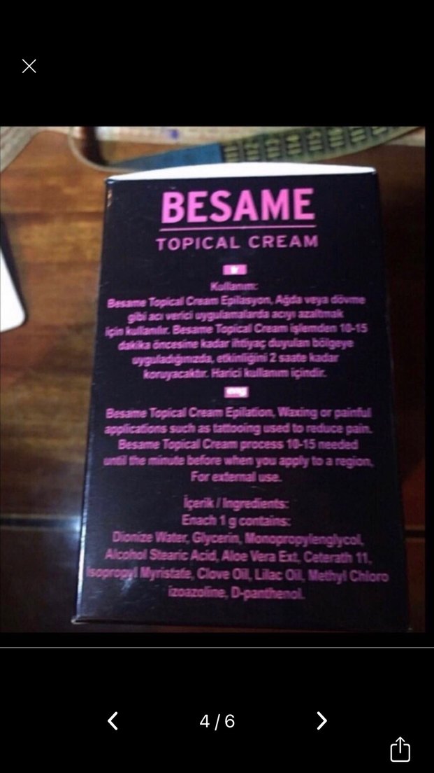 Besame Topikal Krem 10'lu Kutu - Görsel 4