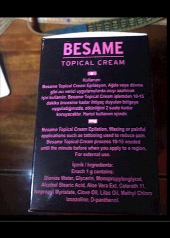 Besame Renkli Topikal Krem 10'lu Paket - Görsel 4