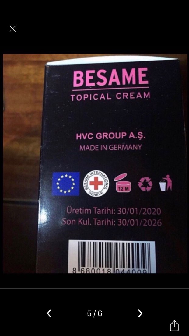 Besame Renkli Topikal Krem 10'lu Paket - Görsel 5
