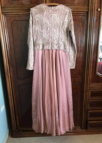 Gamze Polat tesettür abiye elbise 42 beden - Görsel 3