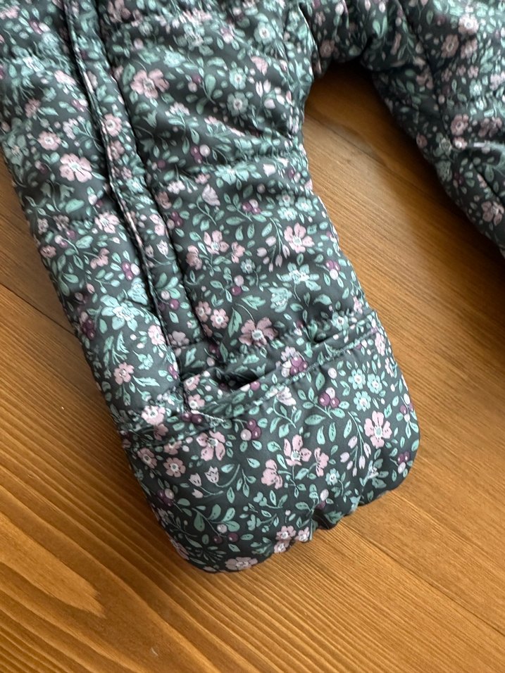 Kız Bebek Desenli Gri Tulumu - Görsel 5