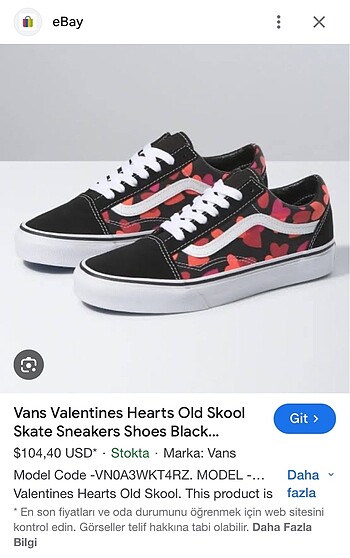 Vans Old Skool Valentines Hearts