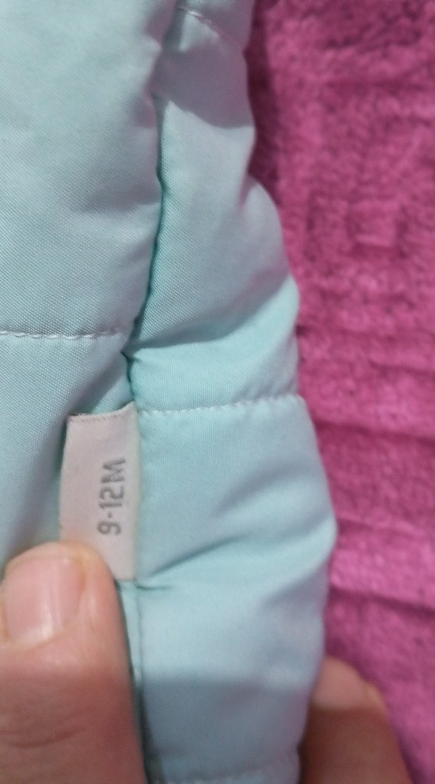 Kız Çocuk Mavi Kapüşonlu Fermuarlı Yelek - Görsel 3