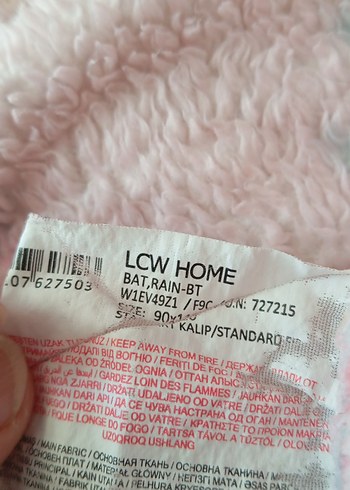 Pembe Bebek Battaniyesi, Yumuşak Kumaş - Görsel 4