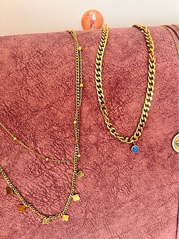 Harika çelik bileklik kolyeler..adet fiatıdır - Görsel 6