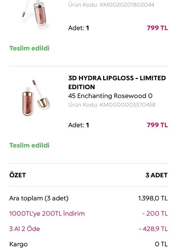 Kiko Milano 3D Hydra Lipgloss 45 Numara - Görsel 6