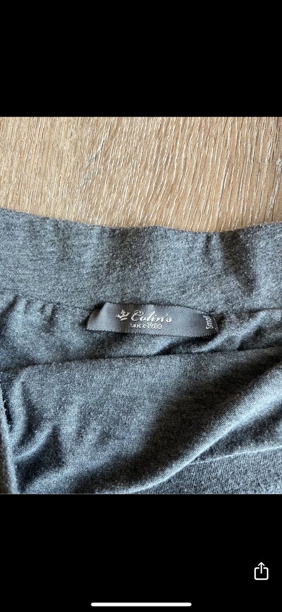 Colins Gri Uzun Piliseli Keten Etek - Görsel 2