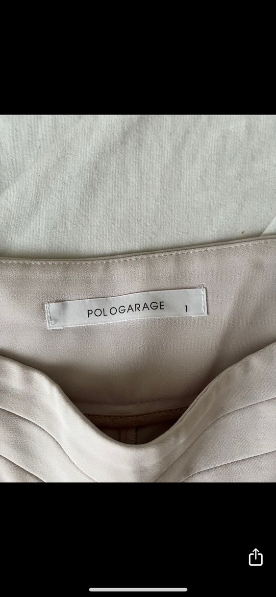 Polp Garage Bej Midi Kadın Pamuklu Bol Kesim Pantolon - Görsel 4