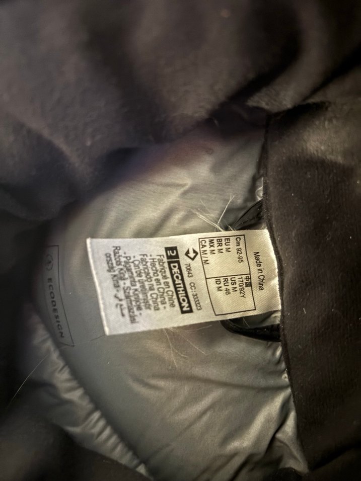 Decathlon Siyah Kapüşonlu Kadın Kışlık Mont - Görsel 2