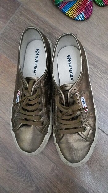 superga gold kadin ayakkabi