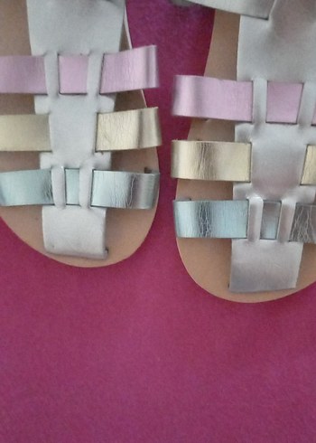25 Beden çeşitli Renk zara Kızlar için tokalı pastel renkli sandalet