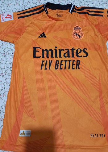 Adidas Turuncu Erkek Kısa Kollu Real Madrid Forma