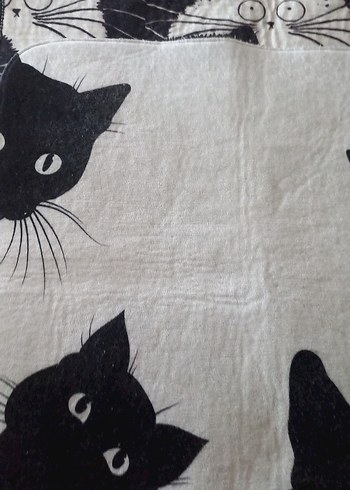 Diğer Gri Baskılı Gotik Kedi paspas ve tayt..sort