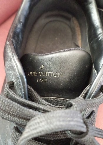 41 Beden louis vuitton Siyah sneakers erkek Ayakkabı