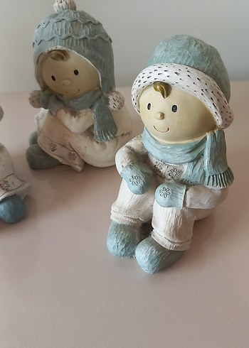  Beden Pastel Renkli Beyaz Figürin Seti