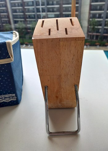 Ikea Ahşap Ahşap Bıçak Tutucu ve organizer
