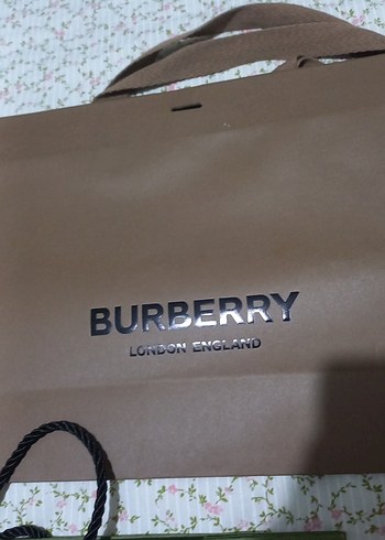 Beden Yeşil Parlak Gucci ve Kahverengi Burberry Kağıt Çantalar