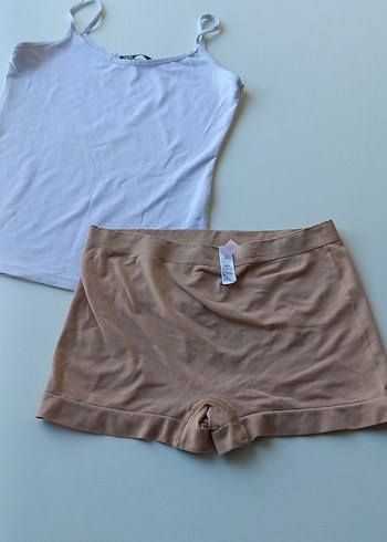 Penti camel Mini Kadın İç Çamaşırı Şort.zara atlet