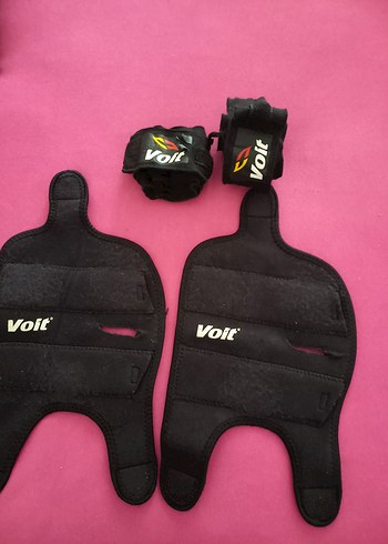 VoitSiyah Biker bilek Koruyucu ve Velcro Bant - Görsel 2