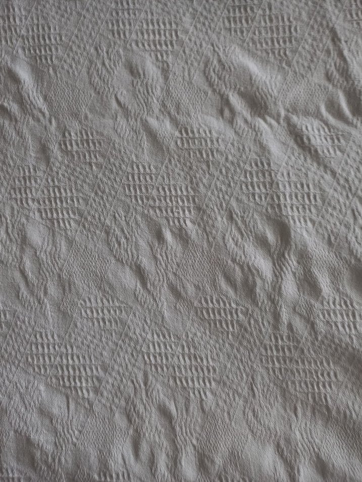 pembe Beyaz  çocuk pike Örtüsü - Görsel 3