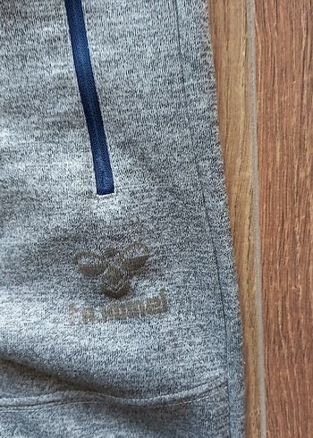 Hummel Gri Regular Fit Denim Erkek  esofman alt - Görsel 4