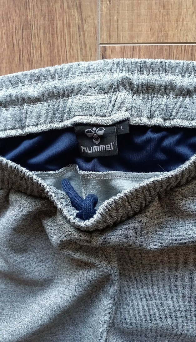 Hummel Gri Regular Fit Denim Erkek  esofman alt - Görsel 3