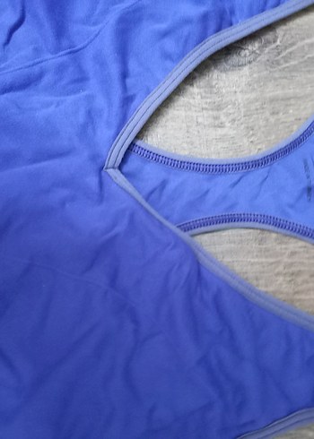 Parlak Mavi Sporcu Sütyeni - Görsel 3