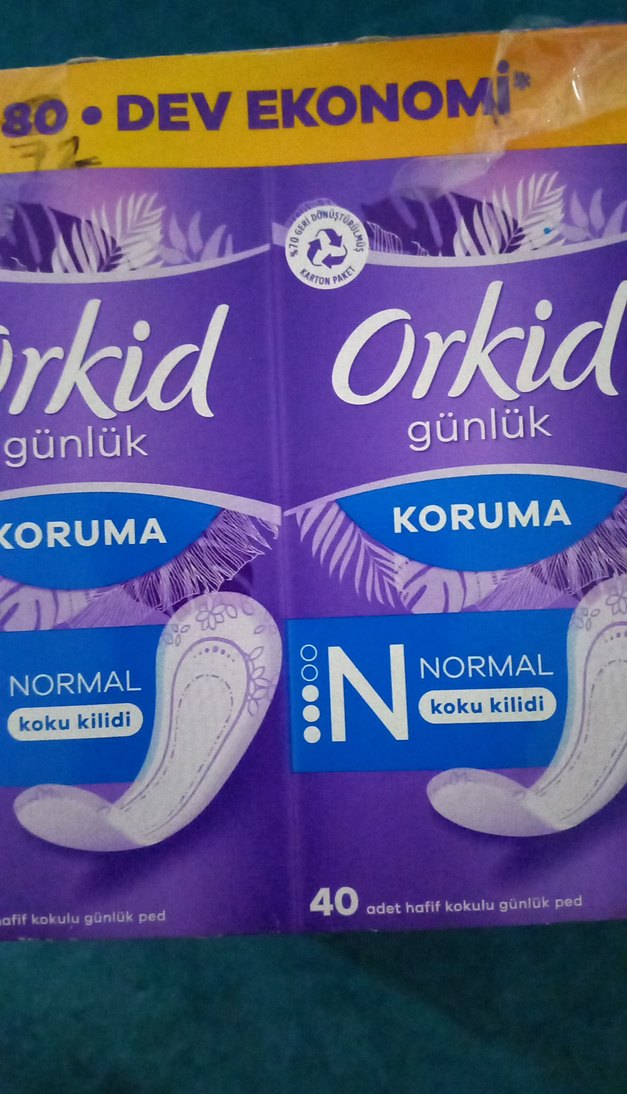 Orkid Günlük Normal Ped 72 'lı Koku Kilidi - Görsel 5