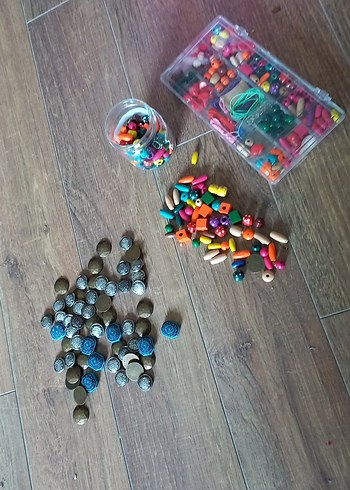 Renkli Boncuk ve Takı Malzemeleri Seti - Görsel 7