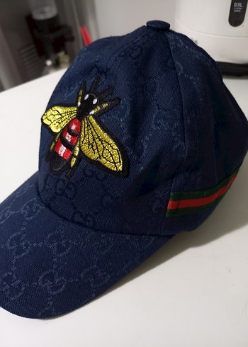 Gucci Gucci Mavi Nakışlı çocuk Şapka