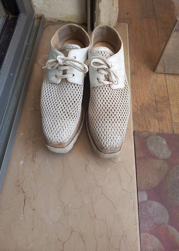 STELLA MC CARTNEY Kadın Beyaz Dolgu Topuklu Spor Ayakkabı