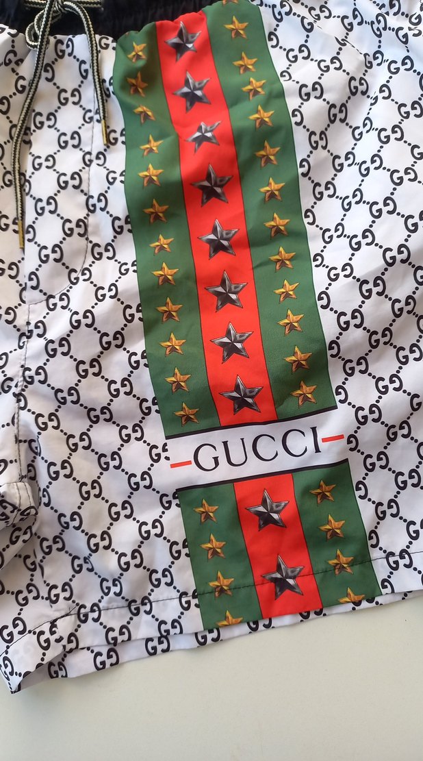 Gucci Desenli Renkli Mini Erkek Mayo - Görsel 2