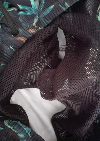 koyon Erkek Loose Fit Mini Desenli deni  Şort - Görsel 5