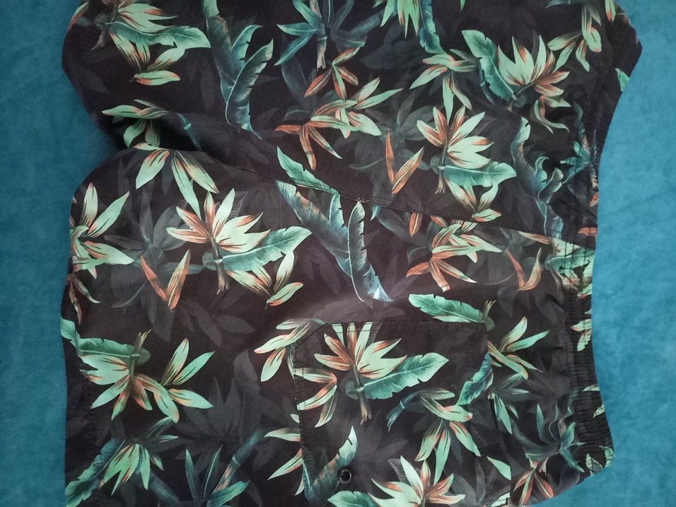 koyon Erkek Loose Fit Mini Desenli deni  Şort - Görsel 2