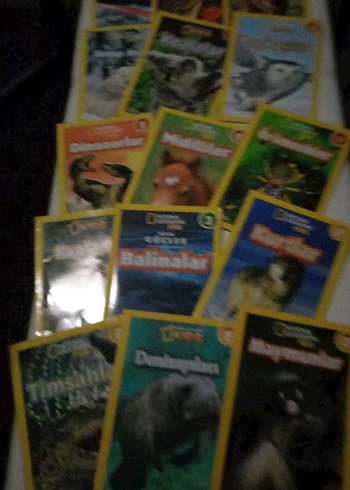 Beden 21 tane National Geographic Kids Hayvan Kitapları Seti