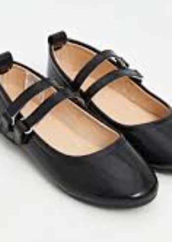 LC Waikiki Siyah Cift Bantli Mary Jane Babet