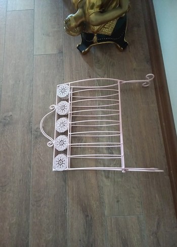 Beden pembe Renk English Home ferforge gazetelik..Pastel Pembe Metal