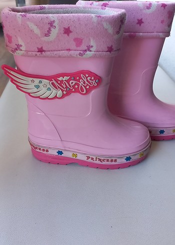 prinsess Pembe Kız Çocuk Yağmur Çizmesi