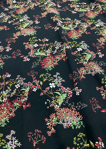 Çiçek Desenli Uzun Bohem Elbise - Görsel 5