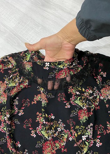 Çiçek Desenli Uzun Bohem Elbise - Görsel 3