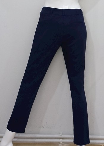 Ofis Pantolonu Antrasit Mavisi Koton - Görsel 6