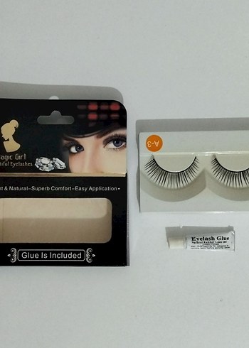 Takma Kirpik Uzun Gür ve Yapıştırıcılı - Görsel 7